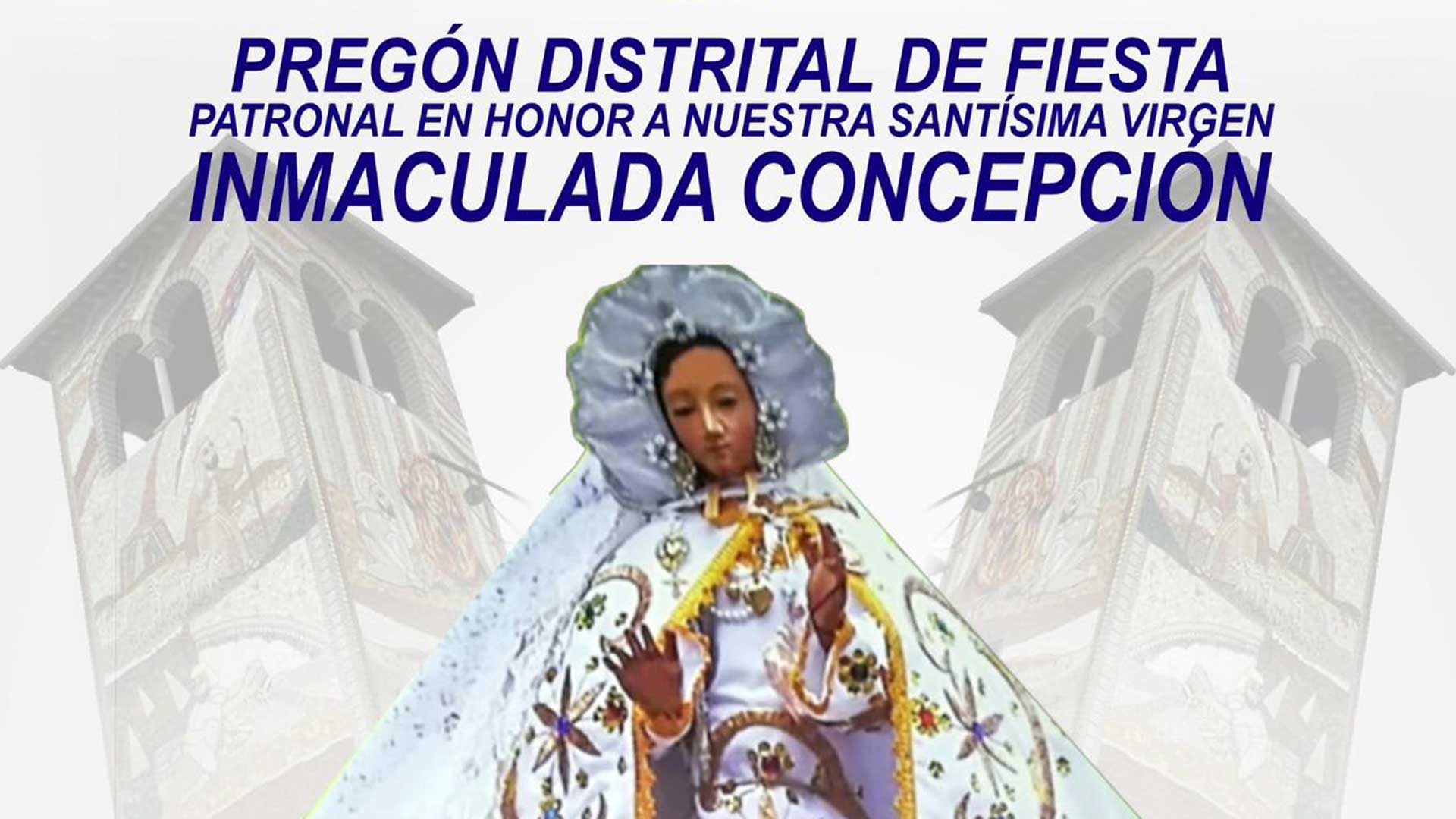 DOMINGO 23 NOV: PREGÓN DE FIESTA PATRONAL
